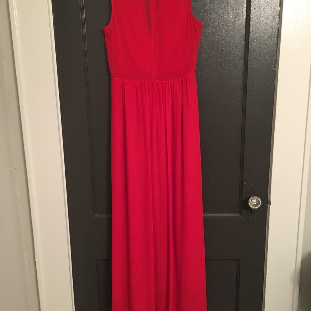 BCBGeneration red/coral Maxi Dress size 2 - Picture 4 of 5